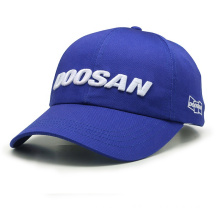 High Quality Blue Cotton Letter Cucstom Sports Baseball Cap Hat